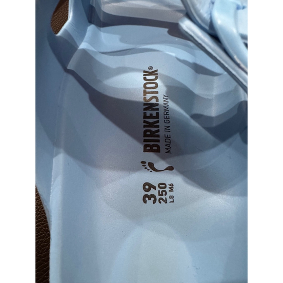 Women's Birkenstock Sandals, Light Blue, Size 39 - Picture 3 of 5